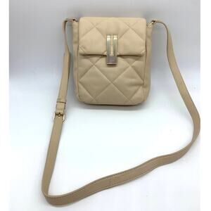 Vince Camuto Quilted Leather Crossbody Doty Womens Purse